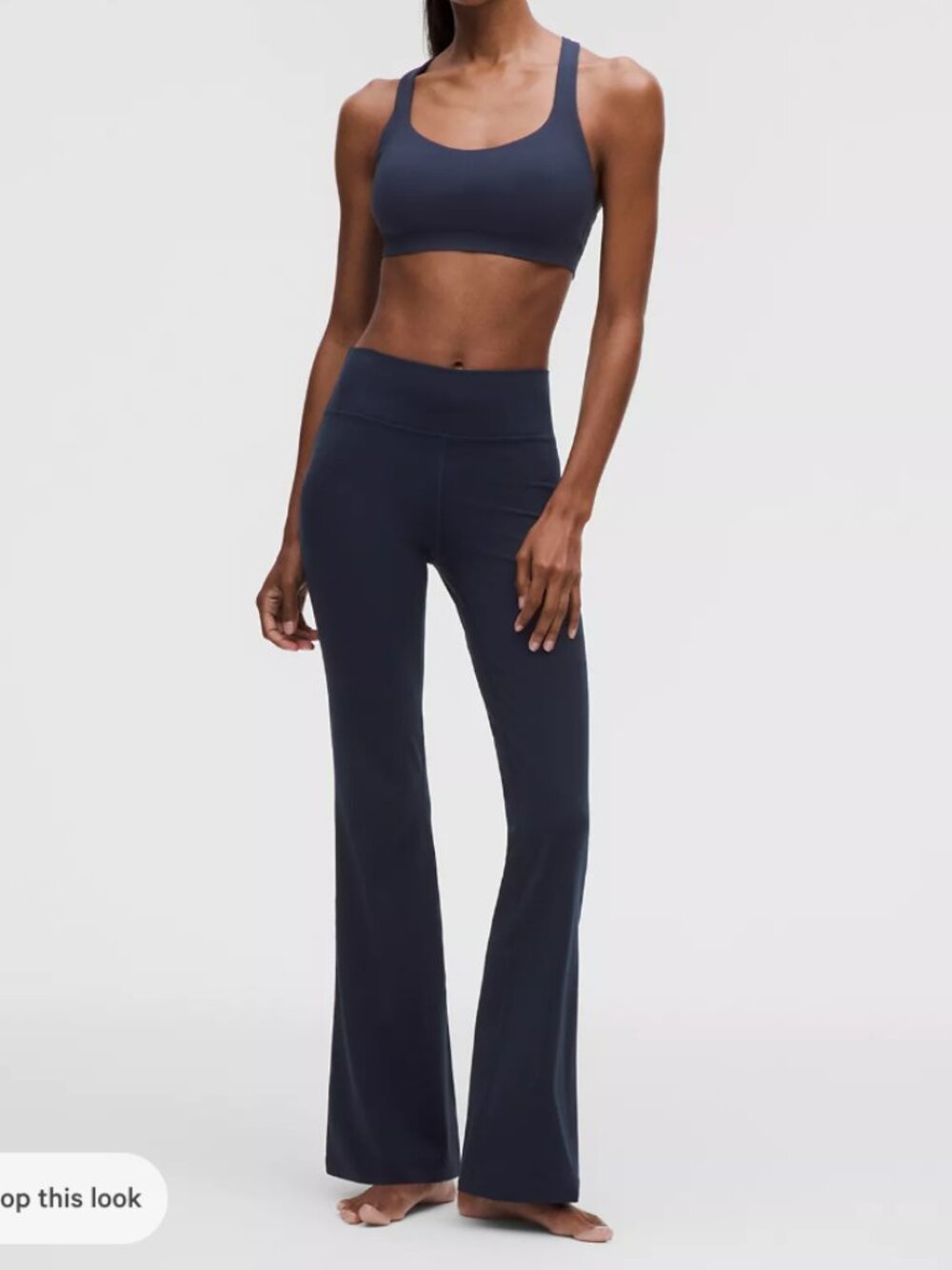 Lululemon Groove Nulu High-Rise Flared Pant Women's 4 True Navy Athleisure Gym